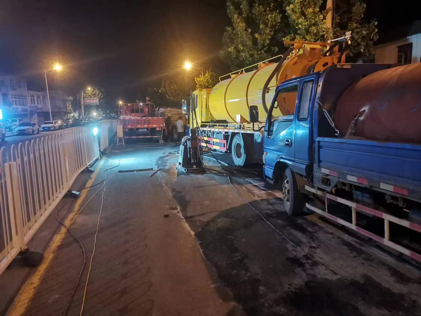 矿区路面压密注浆